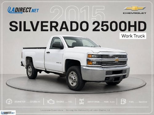 2015 Chevrolet Silverado 2500HD Work Truck